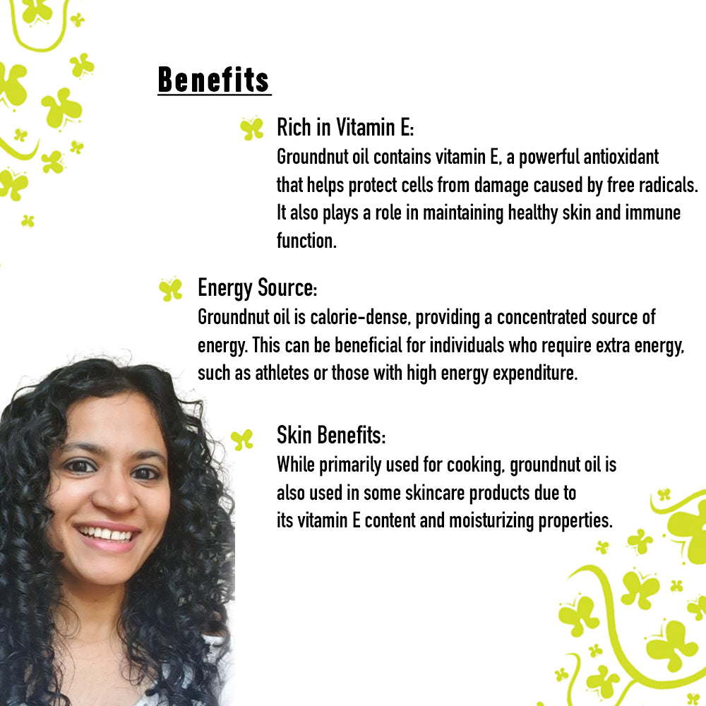 शुद्ध मूंगफली तेल (500ml)